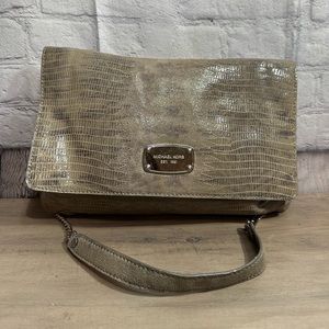 Michael Kors Snake Print Clutch